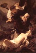 Rembrandt van rijn The Sacrifice of Isaac oil